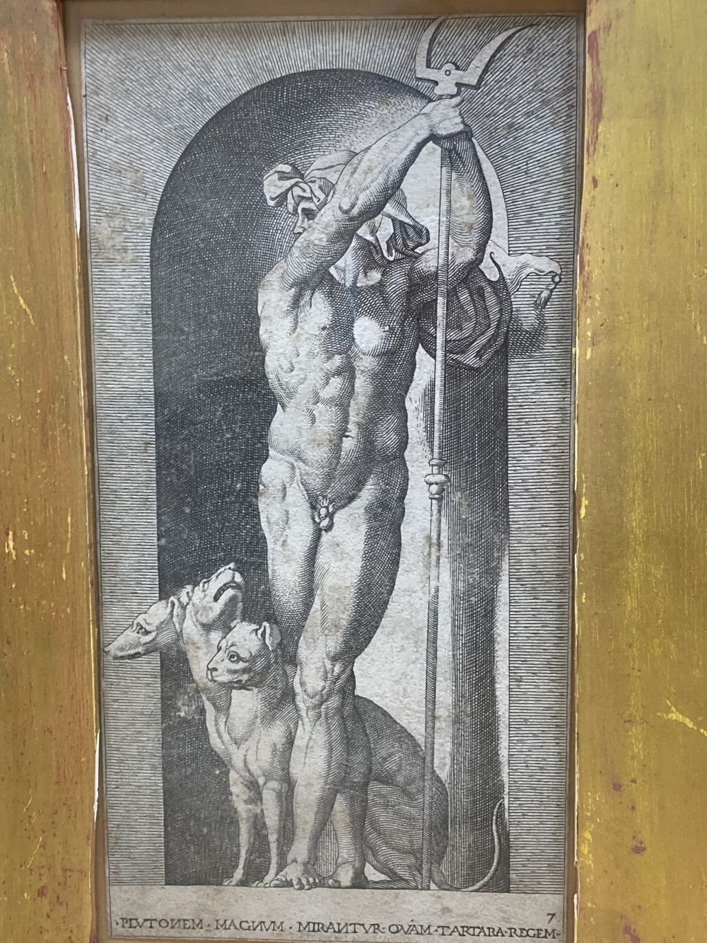 Three Old Master engravings, Studies of statuary, largest 34 x 21cm